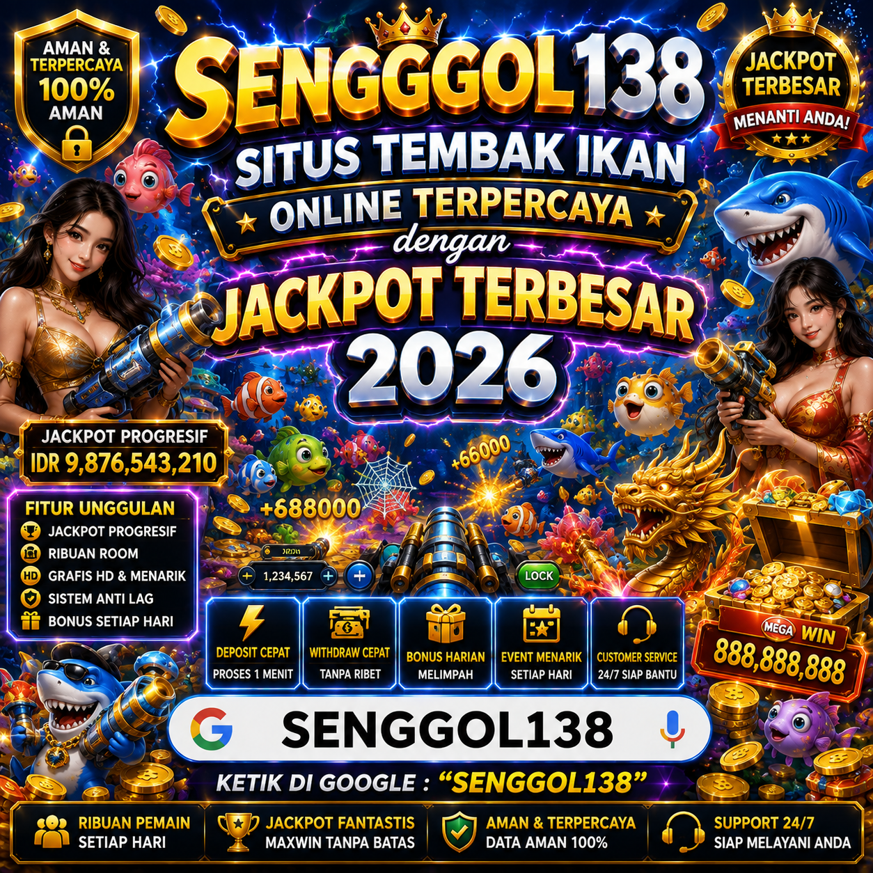 Tembak Ikan Online Terpercaya Senggol138
